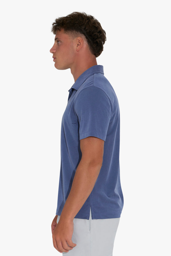 Micro Pique Johnny Polo Blue