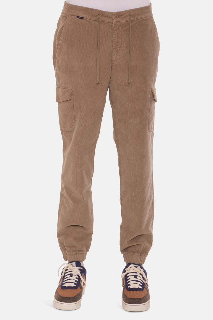 Corduroy Cargo Jogger Taupe