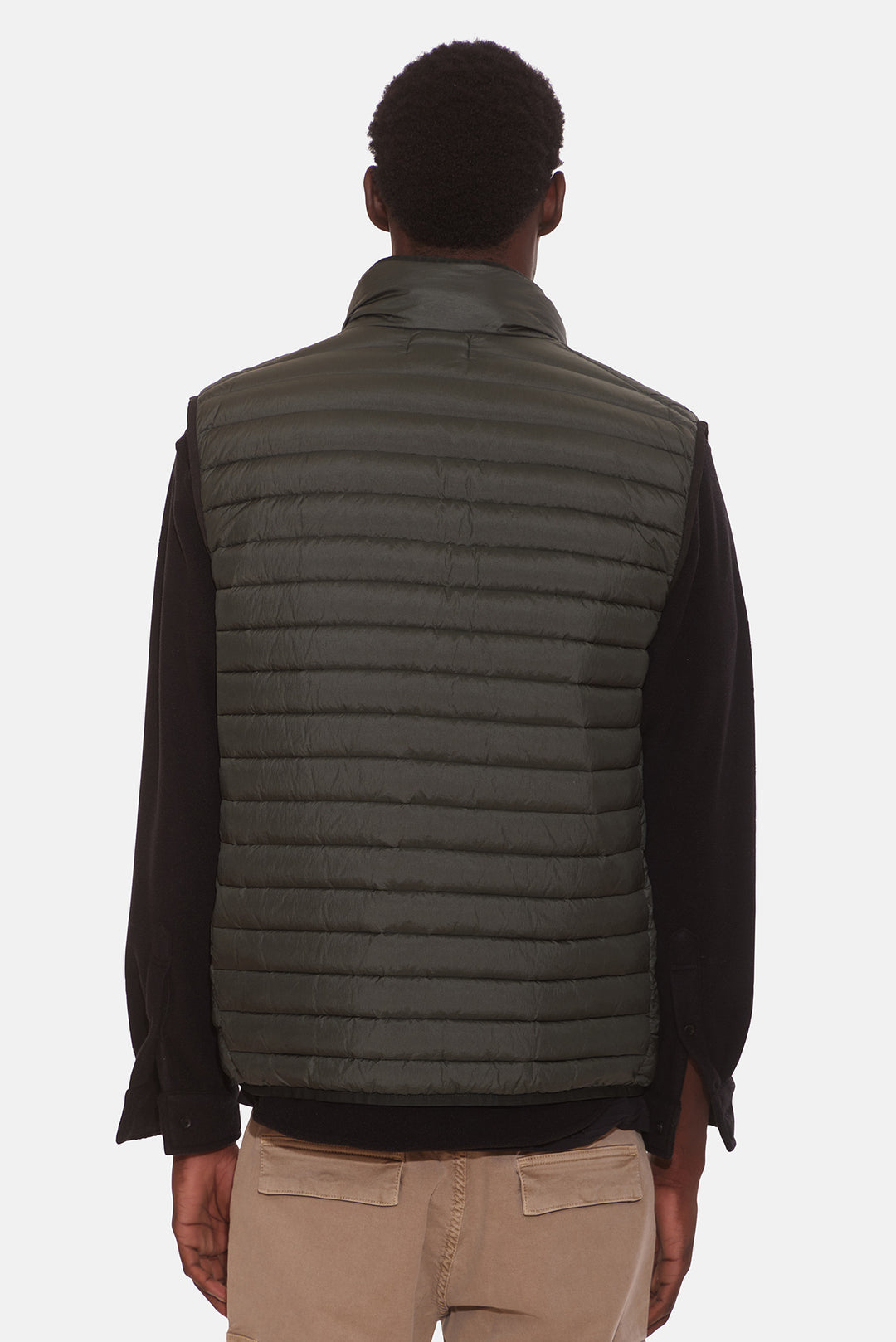 Ripstop Nylon Down Vest Petrol