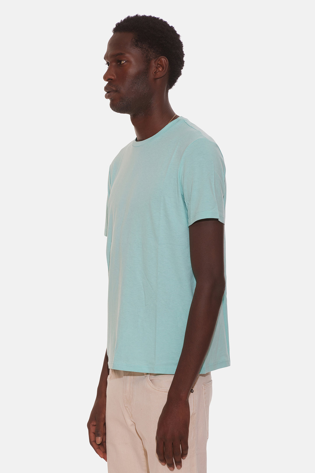 Luxe Jersey Tee Turquoise