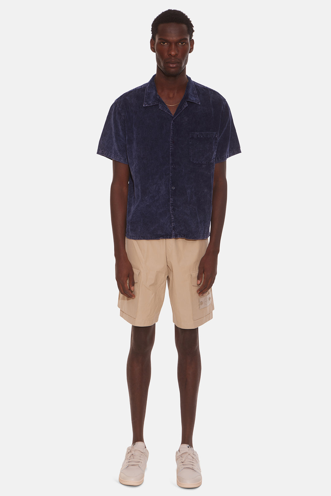 Cuban Shirt Navy Mineral