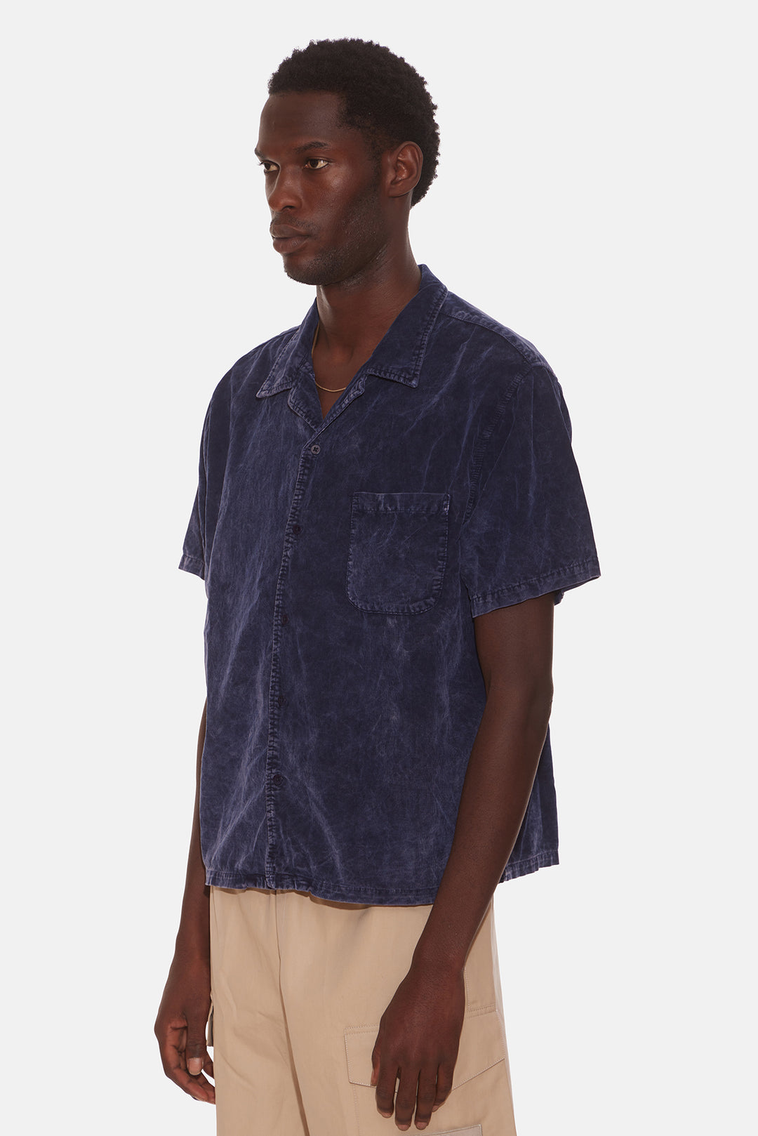 Cuban Shirt Navy Mineral