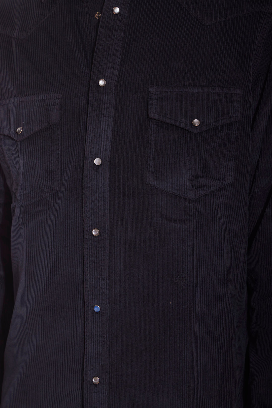 Western Cord Shirt Navy