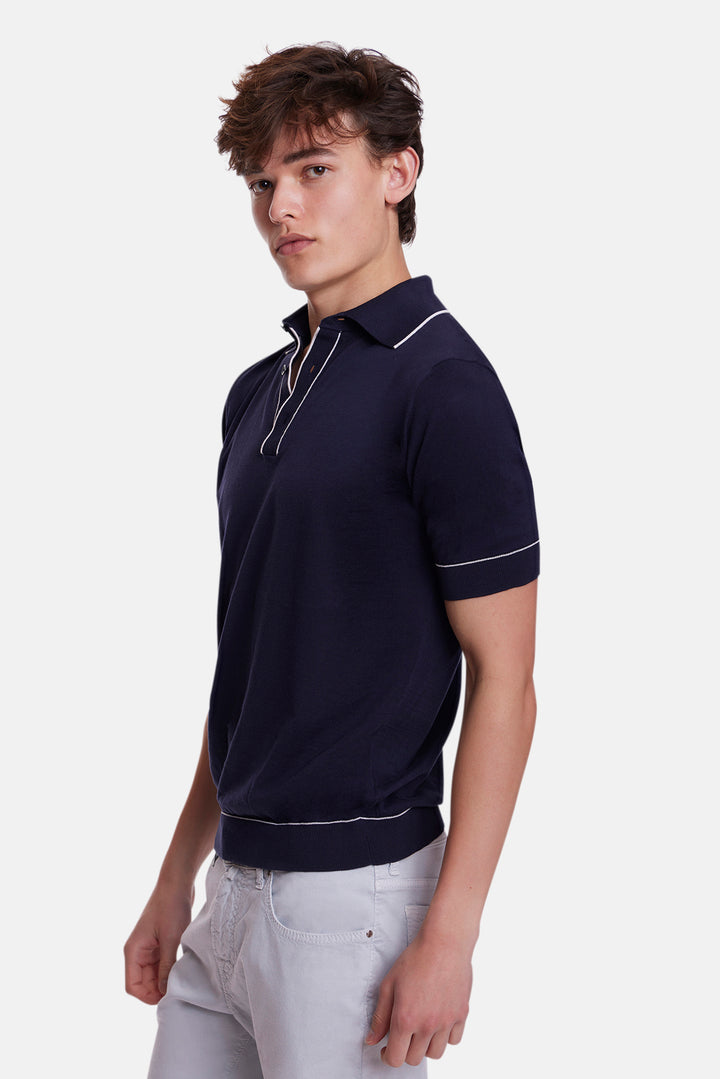 Sublime Cotton Polo Navy/White