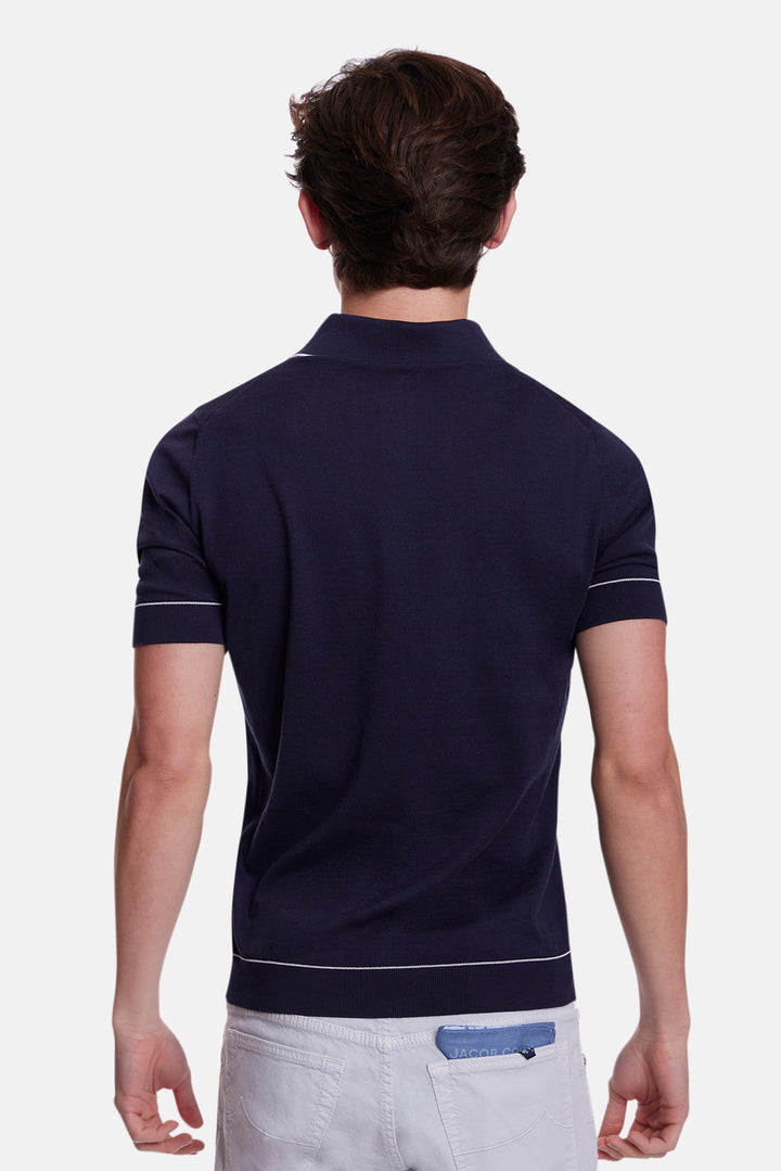 Sublime Cotton Polo Navy/White