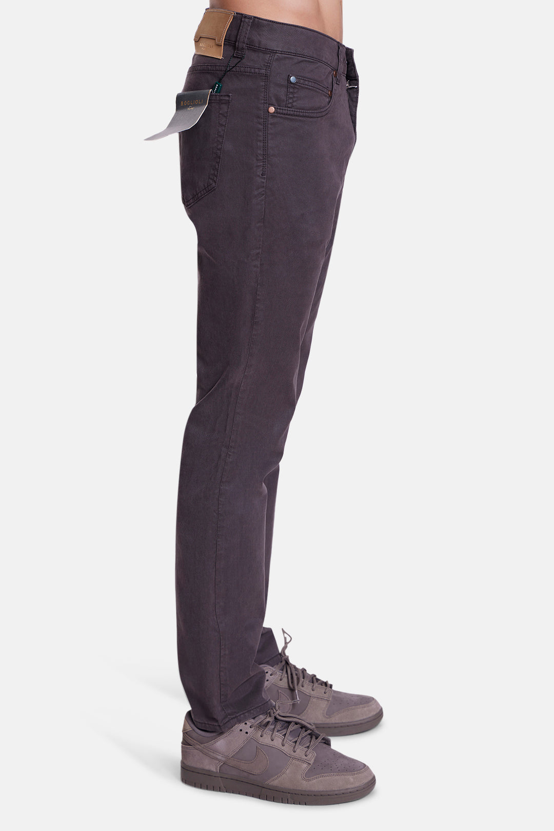5 Pocket Cotton/Tencel/Silk Trouser Shadow