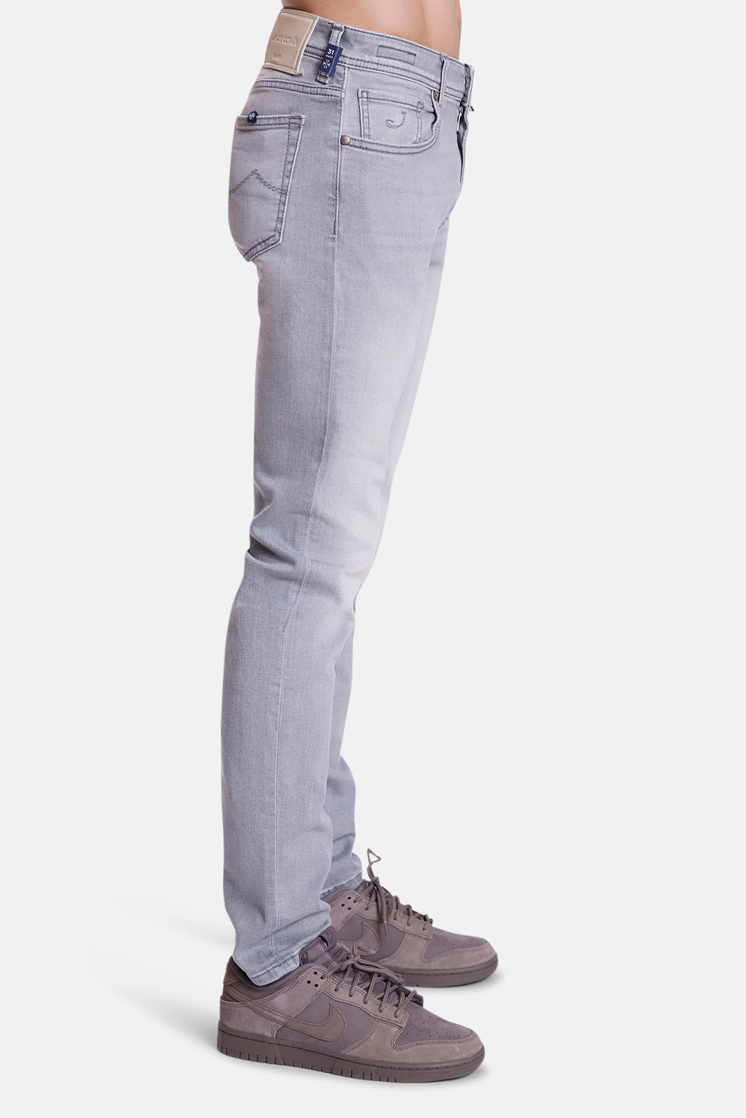 Bard Fast Denim Pearl Grey Chain Stitch