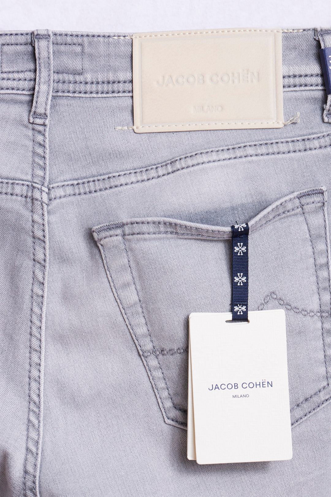 Bard Fast Denim Pearl Grey Chain Stitch