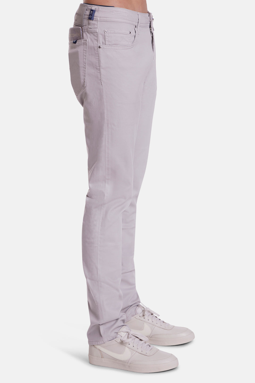Bard Fast Twill Pant Pearl Grey Tonal Stitch