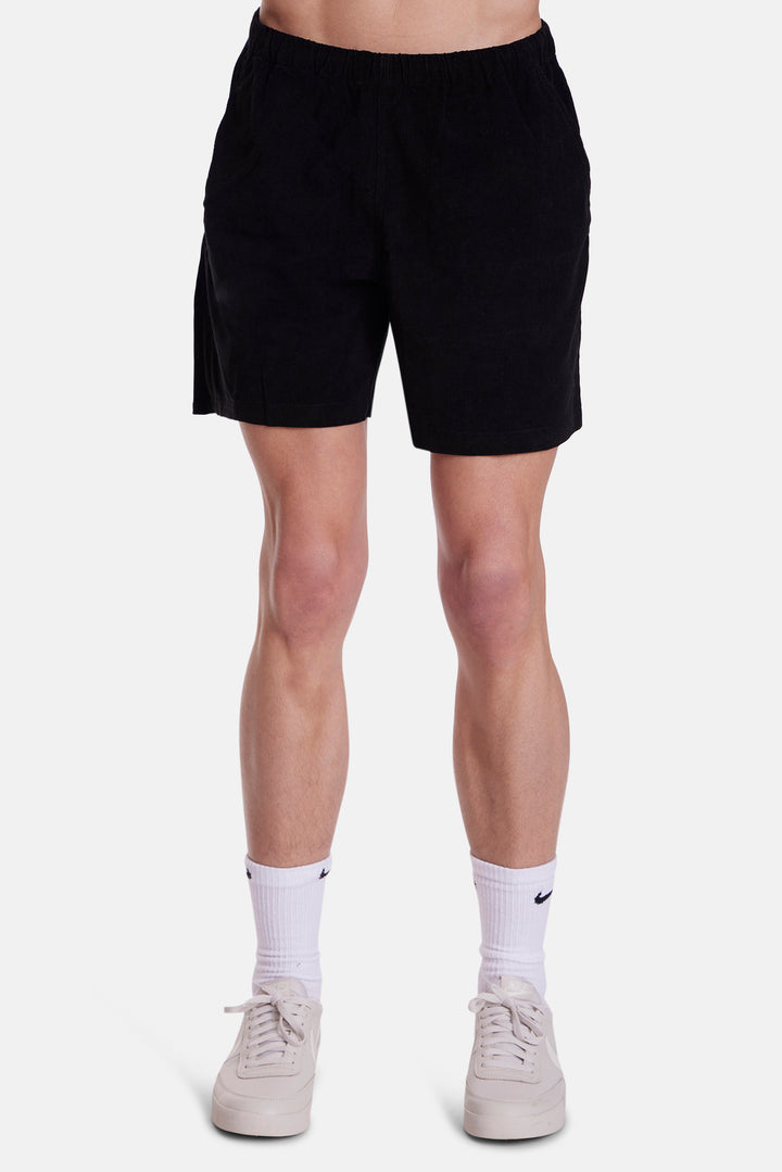 Milano Fine Cord Short Black