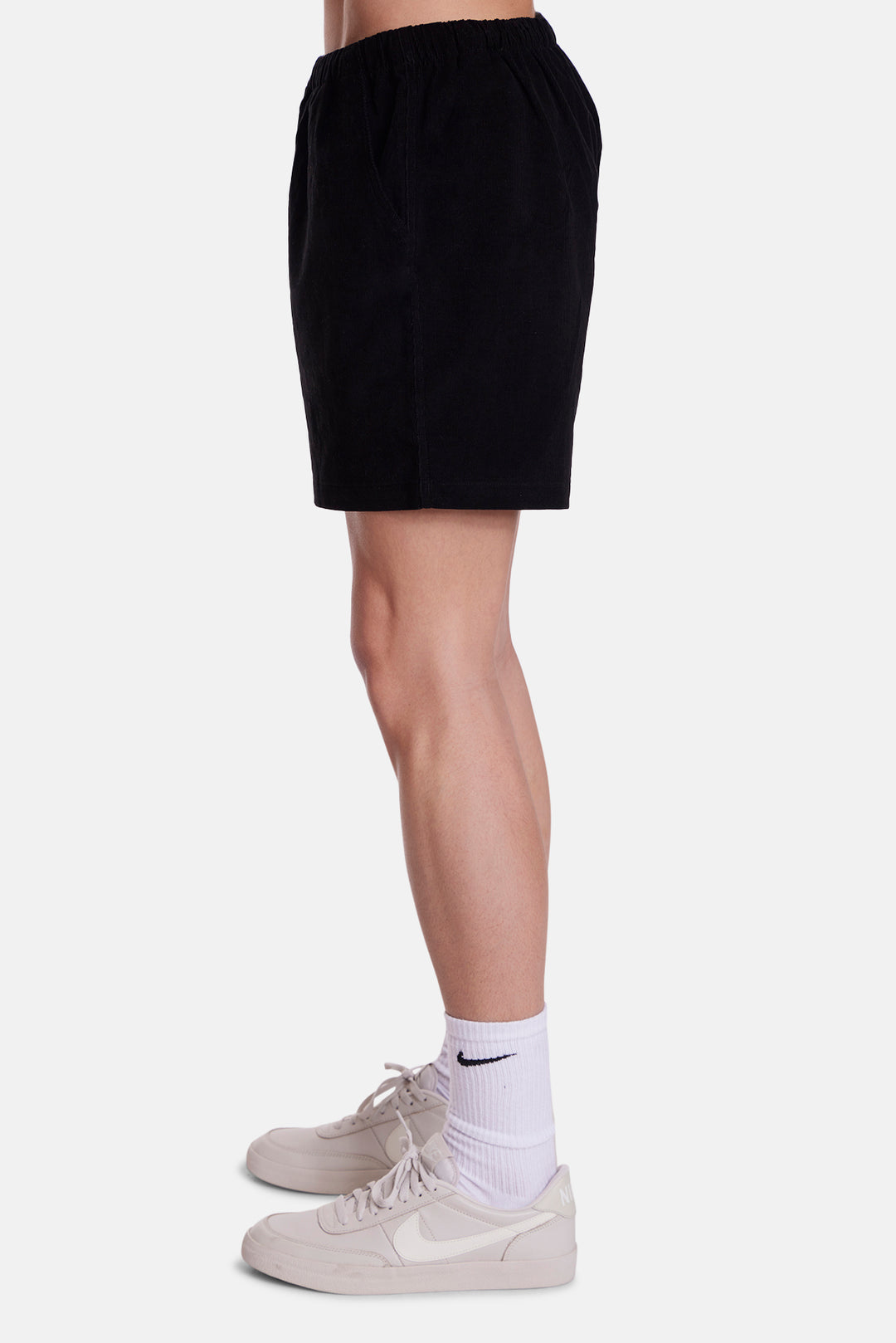 Milano Fine Cord Short Black