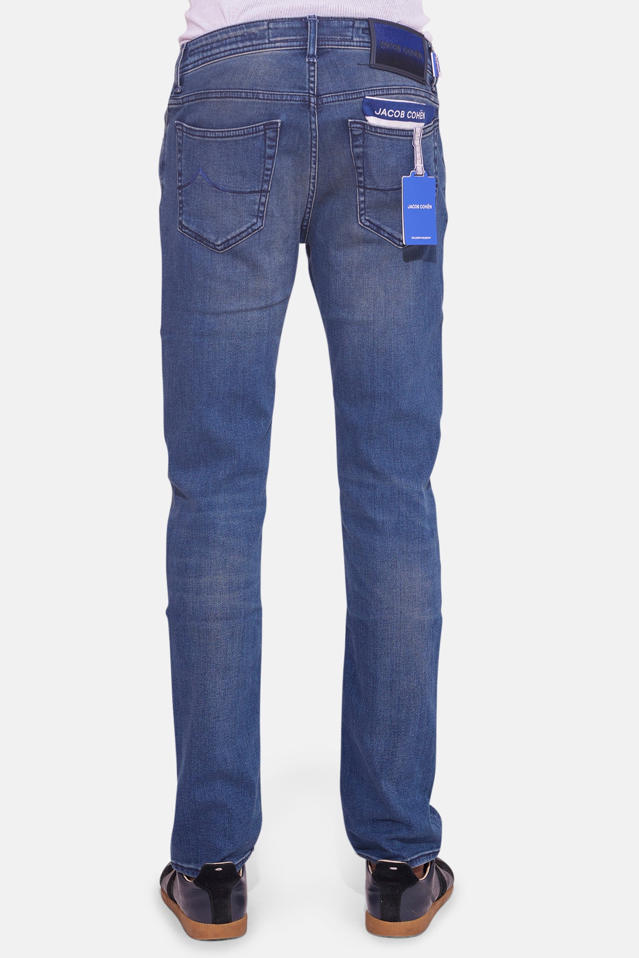 Jacob Cohen Bard 5 PKT Perfect Washed Stretch Blue Jean – blueandcream