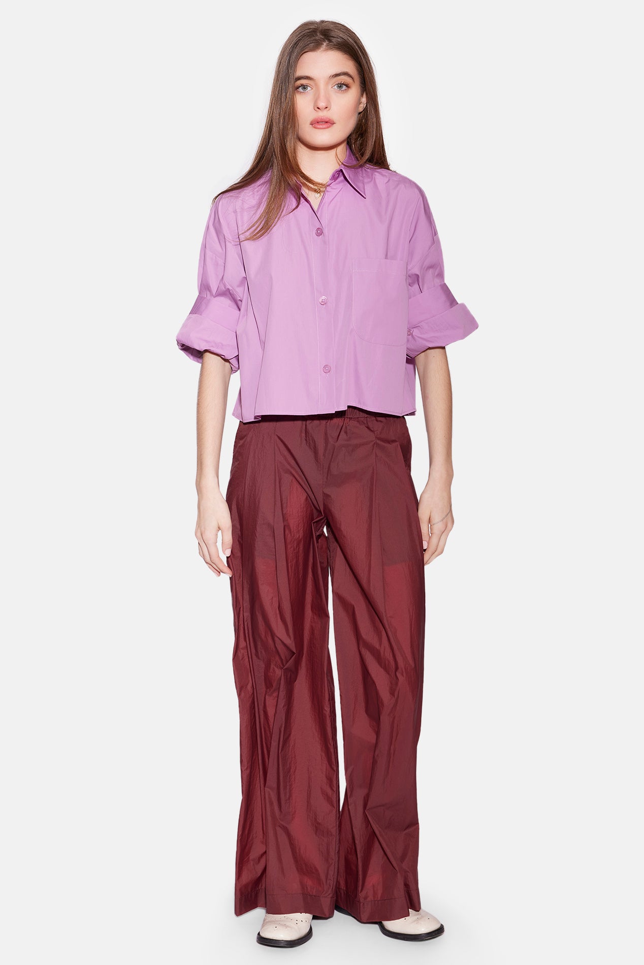 TWP Next Ex Shirt Lilac – blueandcream