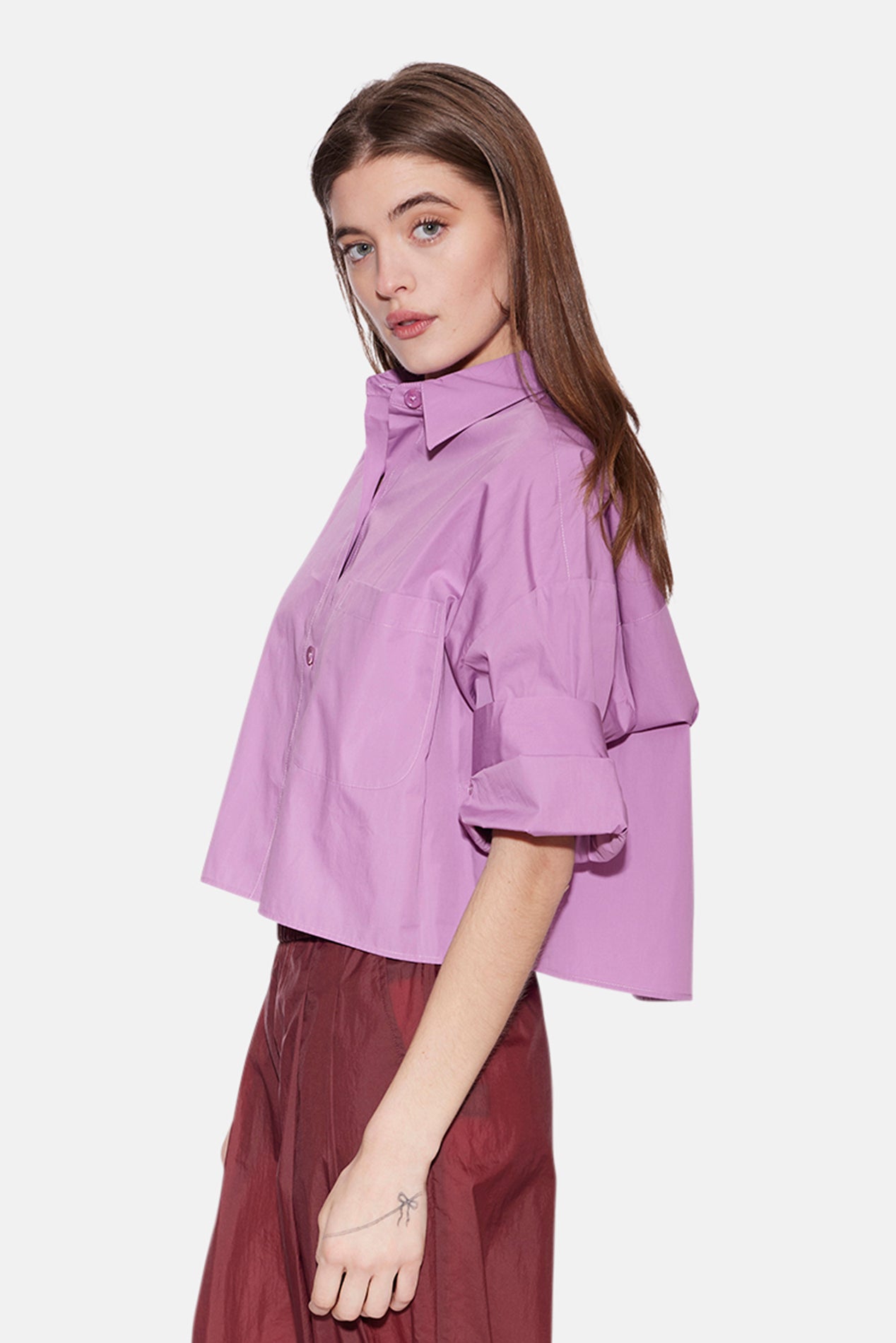 トップス  TWP Next Ex Shirt Lilac – blueandcream