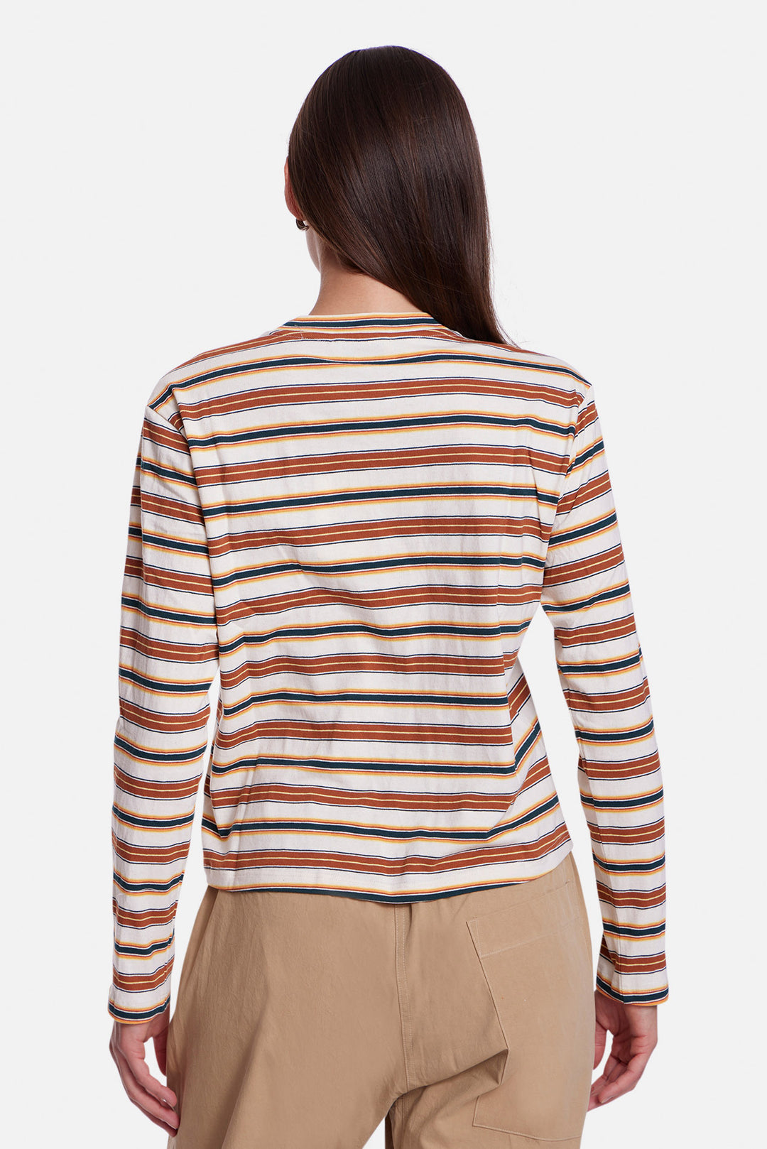 Dede Striped Long Sleeve Blue / Magenta Multi