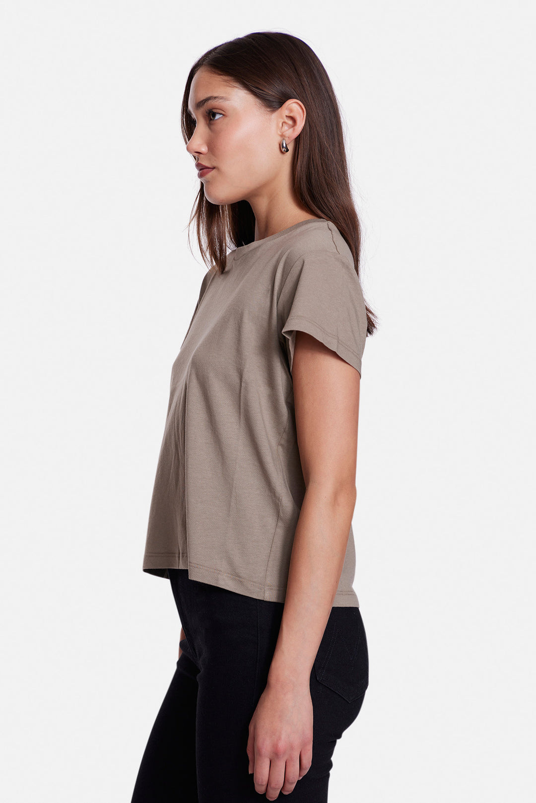Bebe Lux Tee Ash Brown