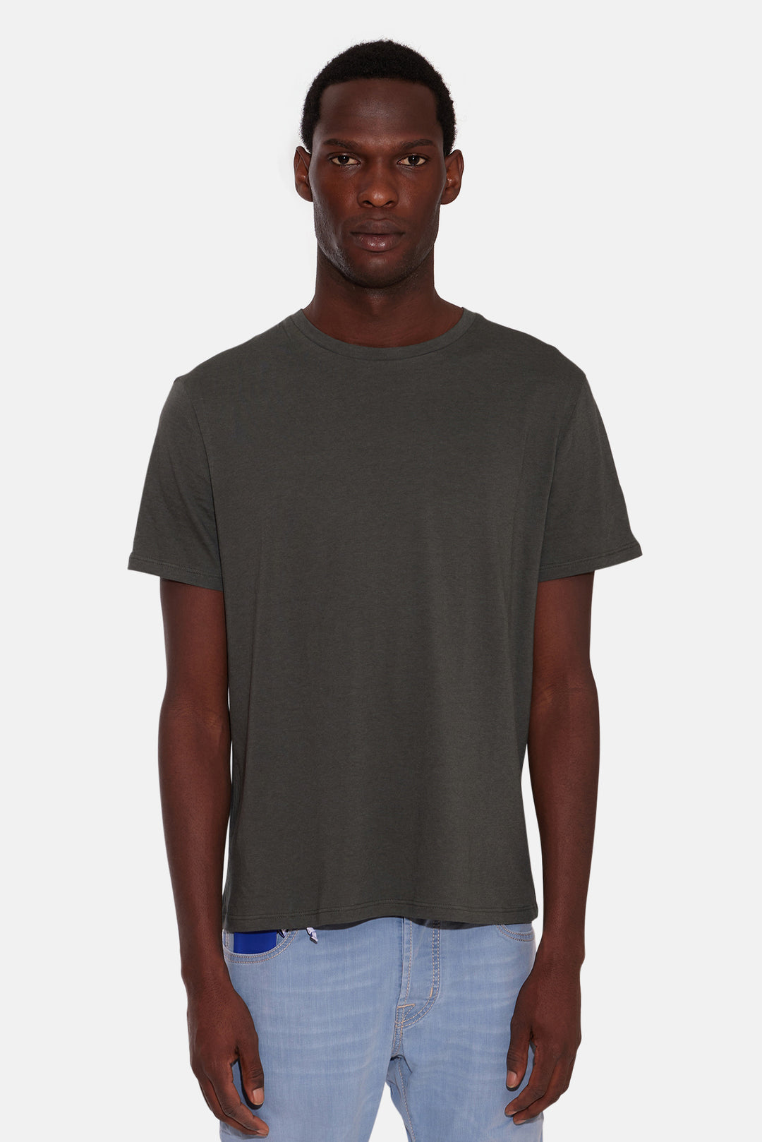 Luxe Jersey Tee Dark Green