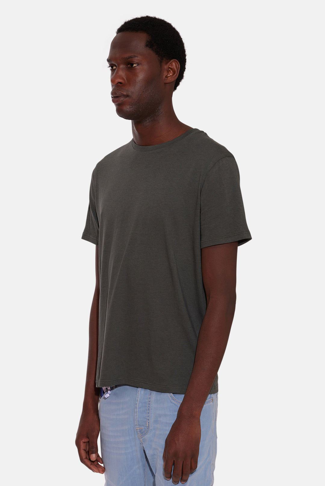 Luxe Jersey Tee Dark Green