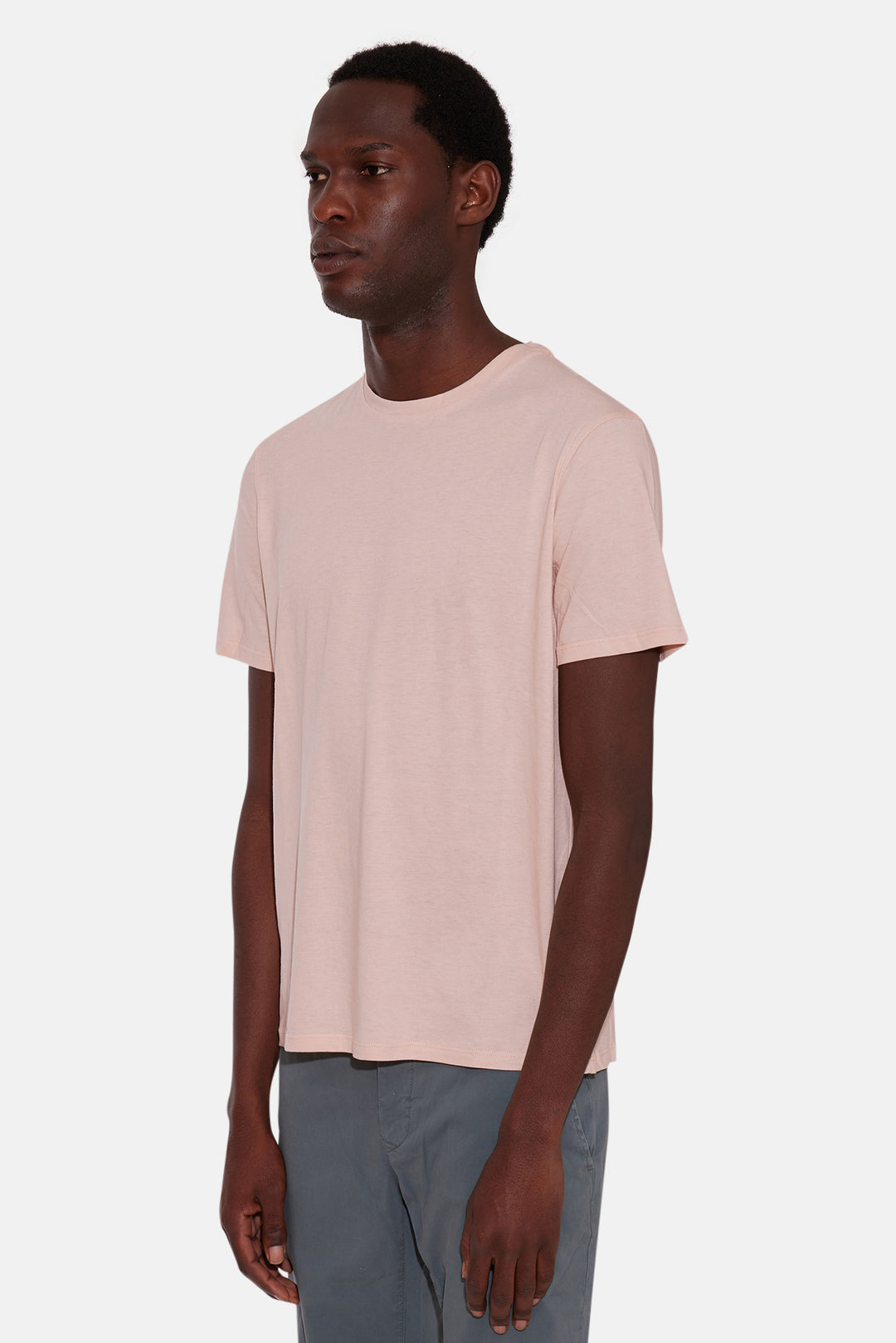 Luxe Jersey Tee Pale Pink