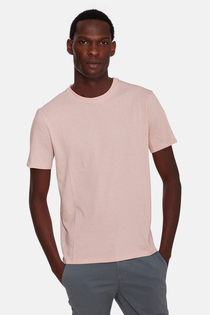 Luxe Jersey Tee Pale Pink