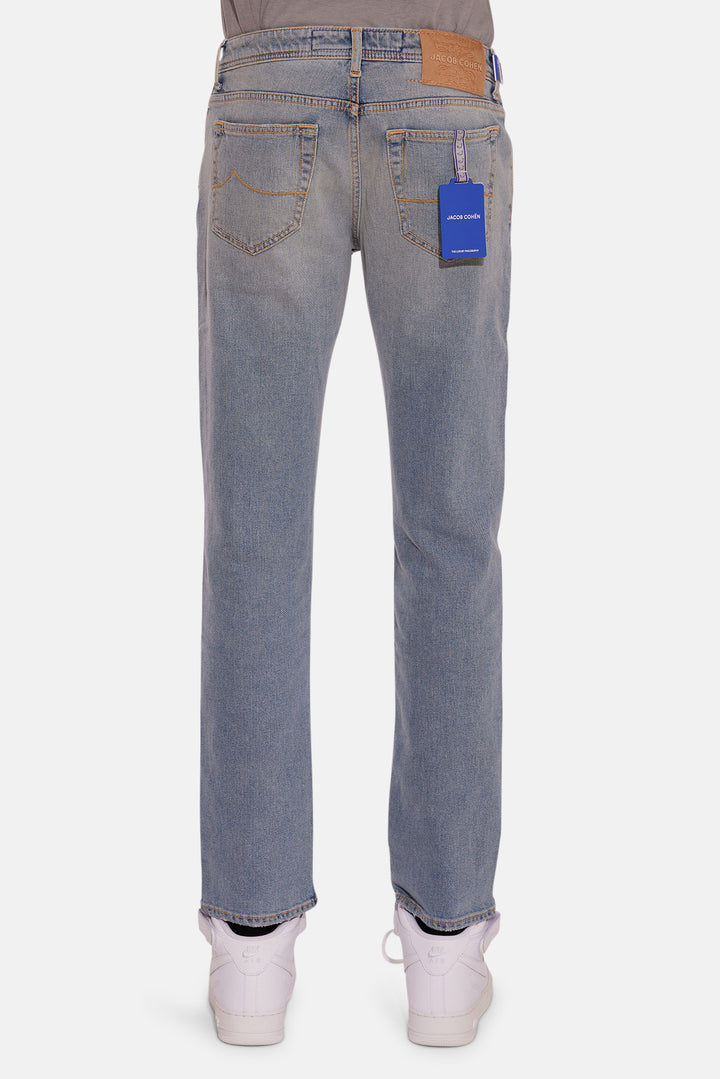 Bard Slim Fit Denim Light Blue w/ Biege Patch