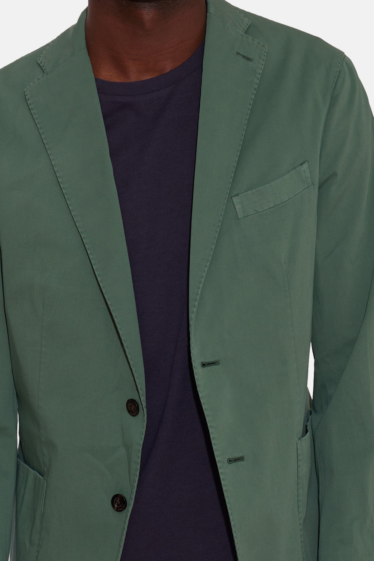 Boglioli Cotton K-Jacket Blazer Green – blueandcream