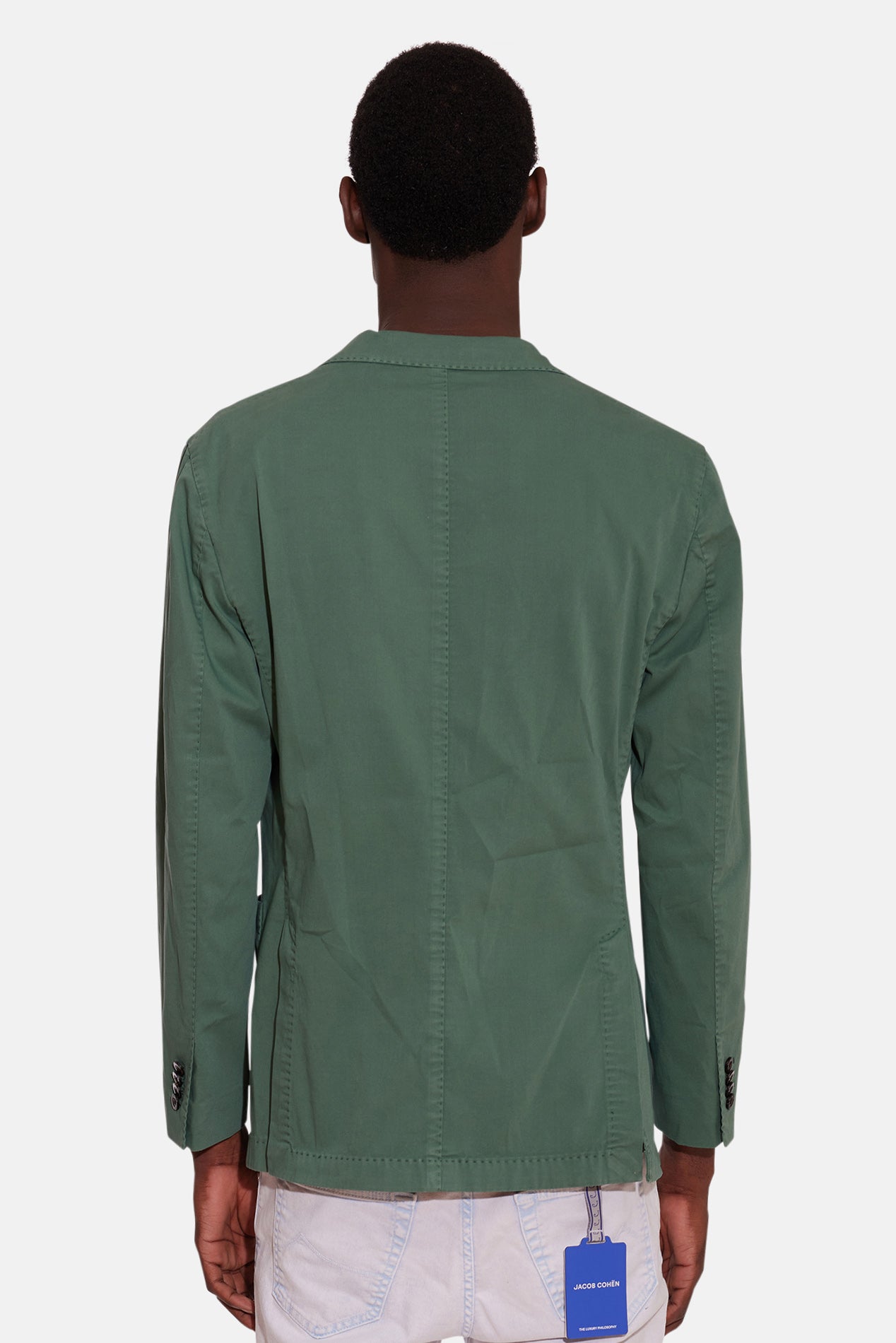 Boglioli Cotton K-Jacket Blazer Green – blueandcream