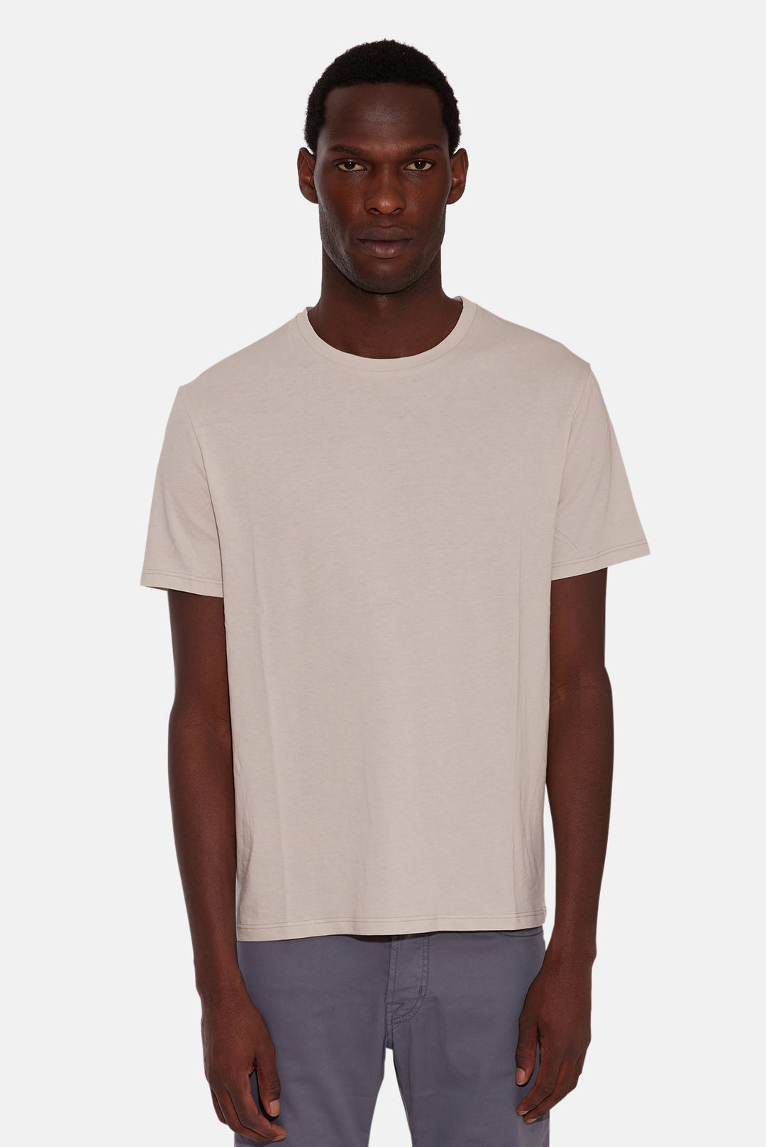Luxe Jersey Tee Pale Grey