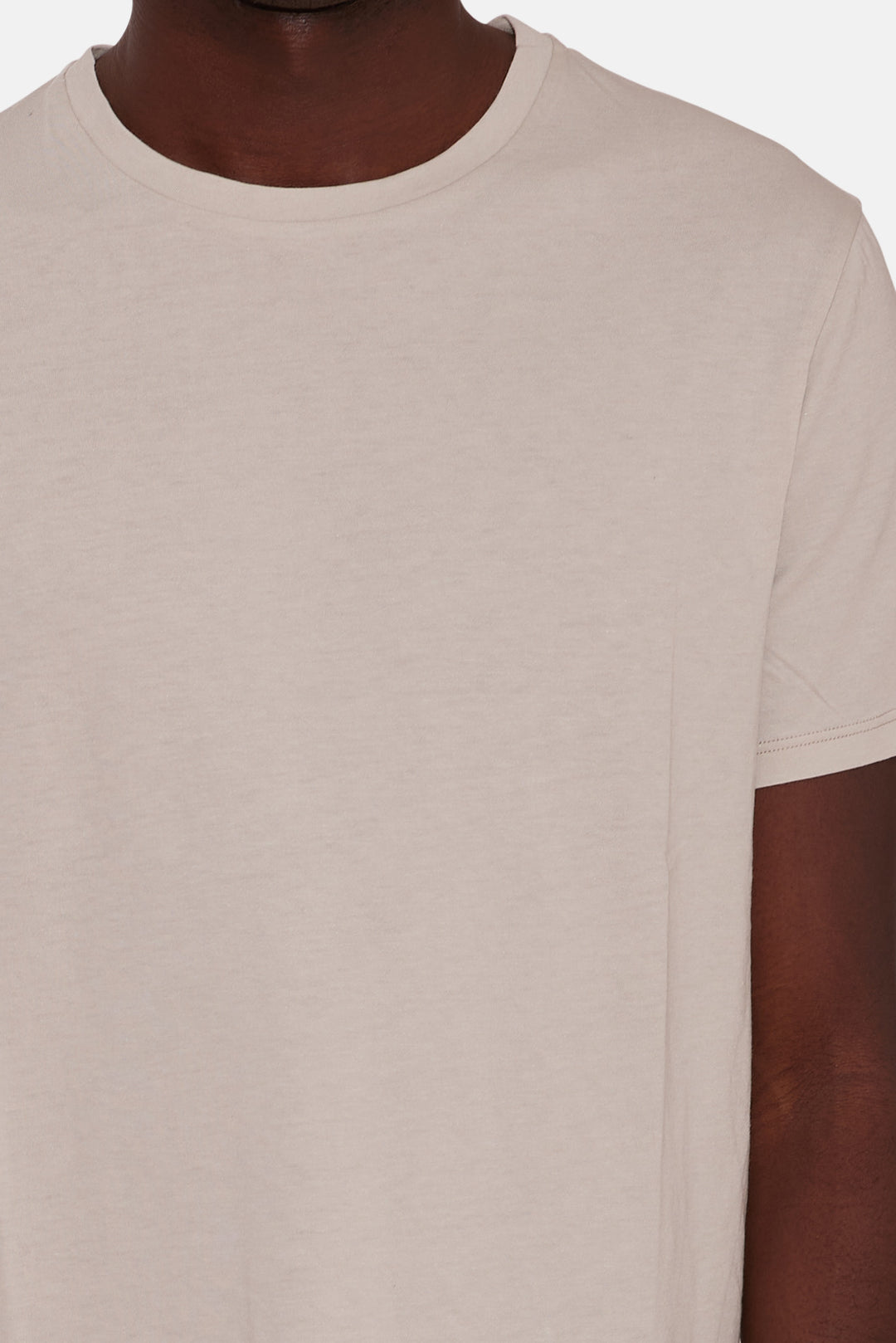 Luxe Jersey Tee Pale Grey