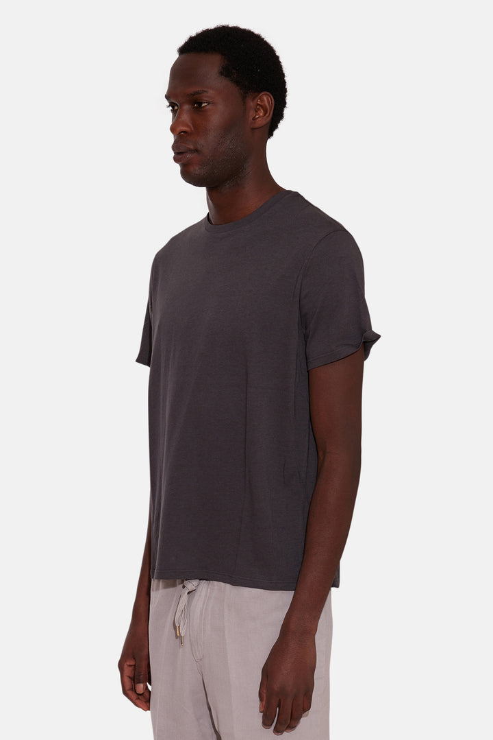 Luxe Jersey Tee Bat Grey