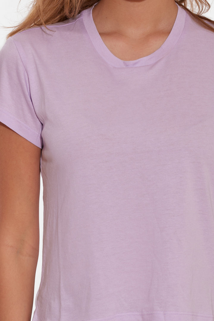 Bebe Lux Tee Light Purple