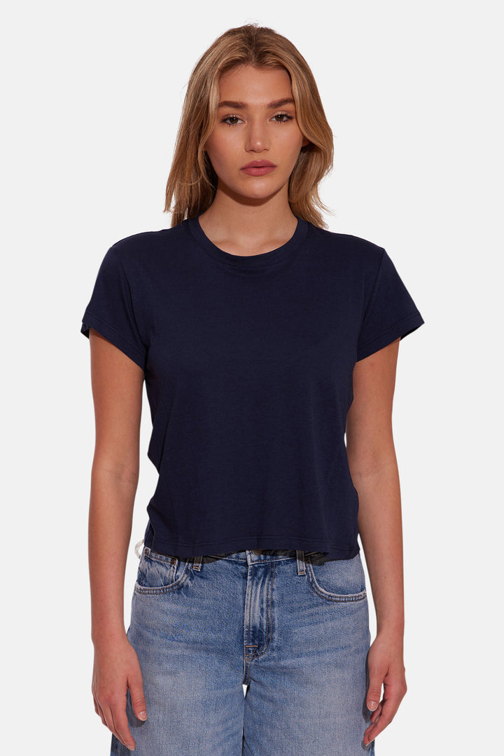 Bebe Lux Tee Navy