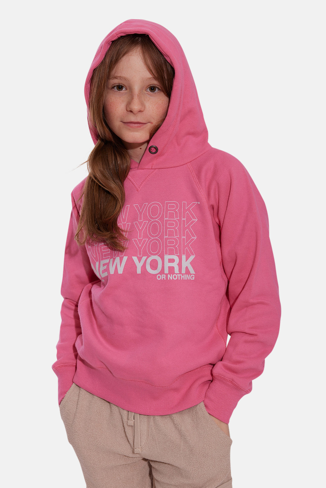 Kids New York or Nothing Hoodie Confetti