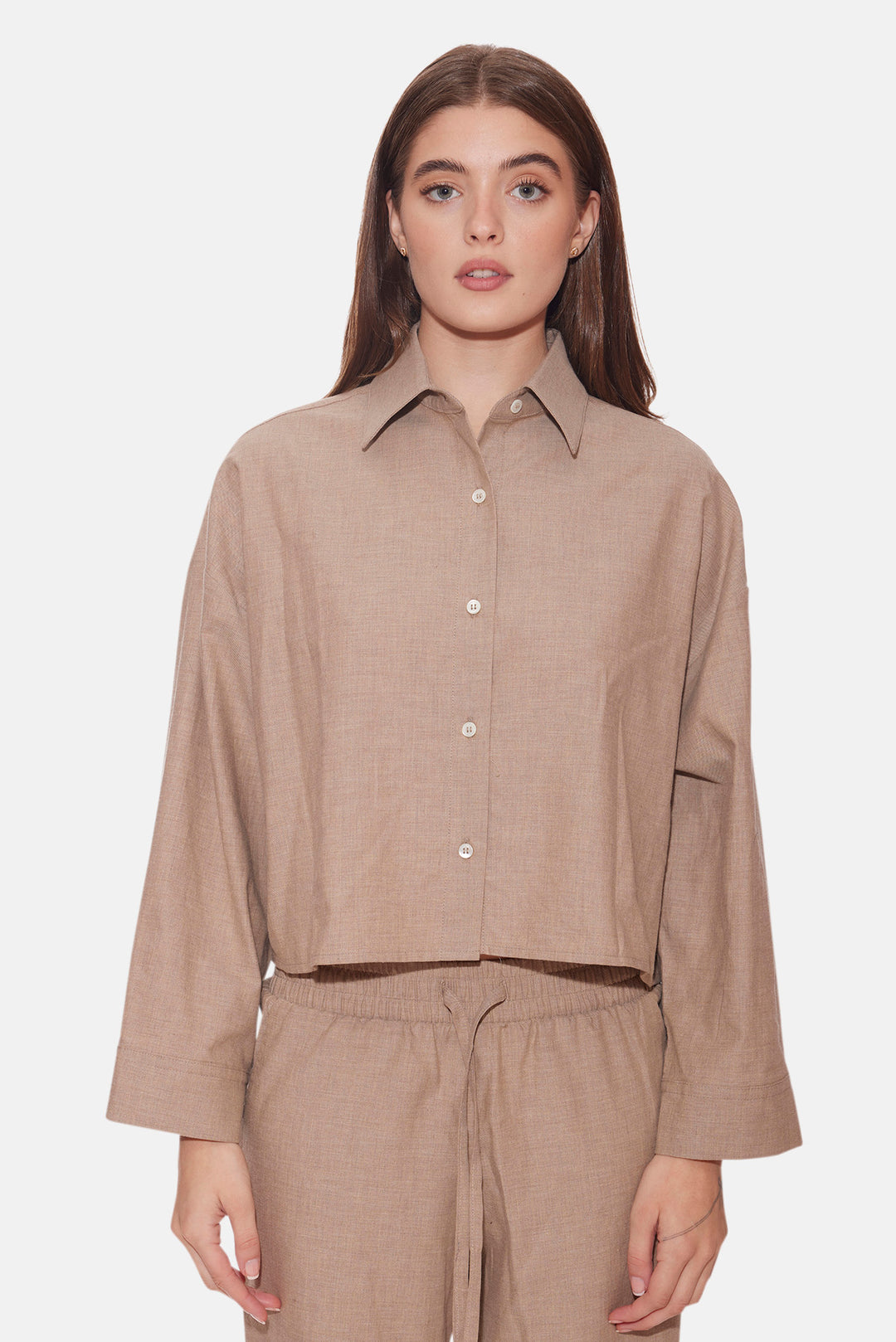 Tile Club Twill Set Beige x Zimmermann Duncan Boots