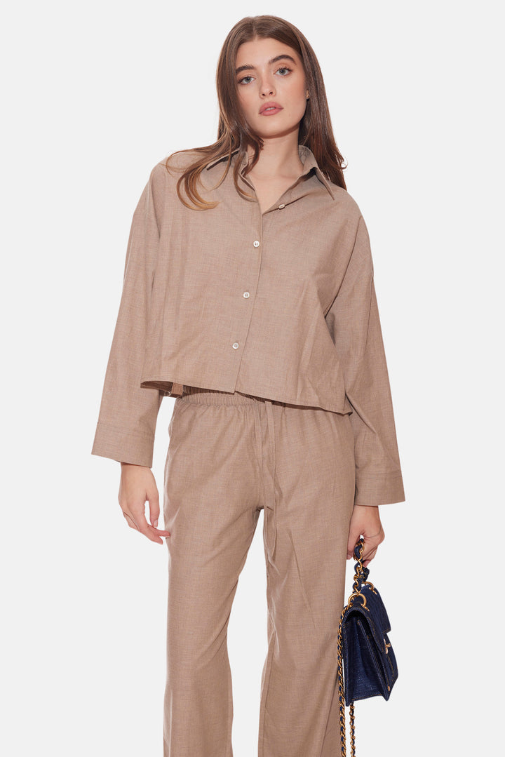 Tile Club Twill Set Beige x Zimmermann Duncan Boots