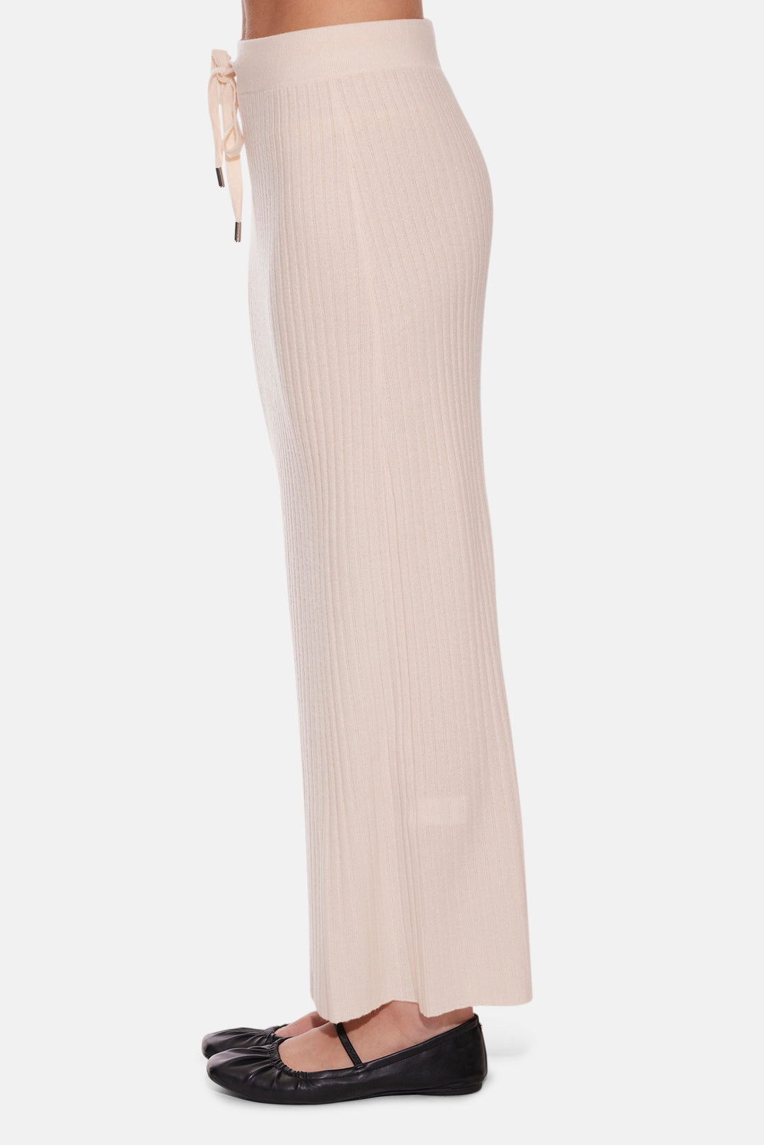 Gertrude Ribbed Maxi Skirt Ricotta