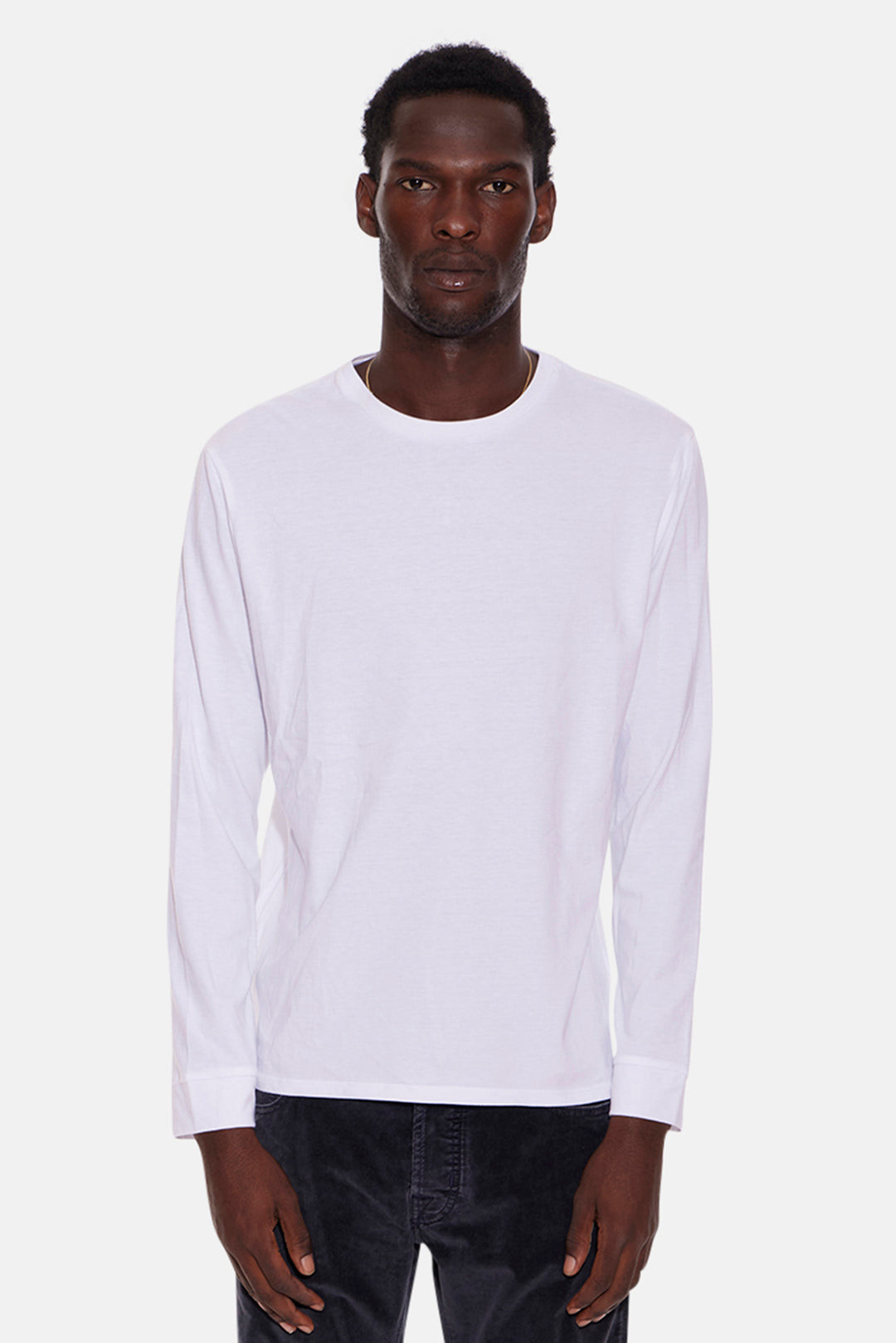 Smooth Long Sleeve Tee White