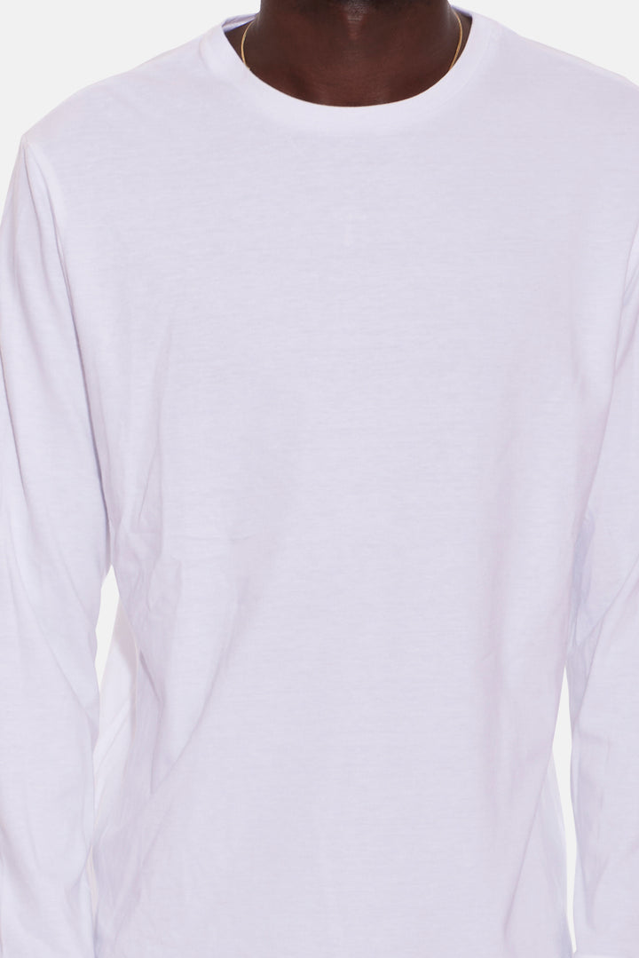 Smooth Long Sleeve Tee White