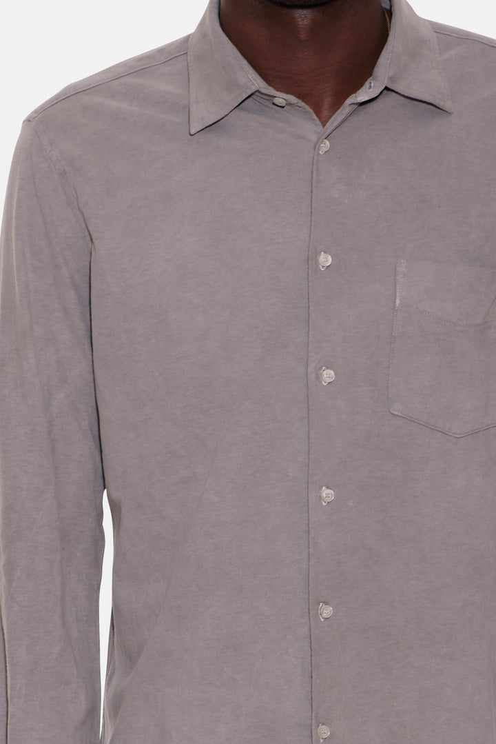 Camicia Suede Pocket Shirt Carbon