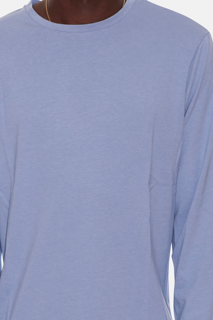 Smooth Long Sleeve Tee Hampton Blue