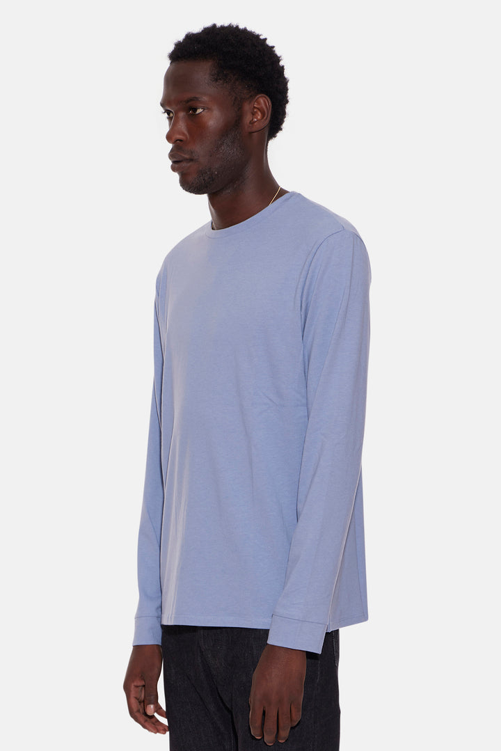 Smooth Long Sleeve Tee Hampton Blue