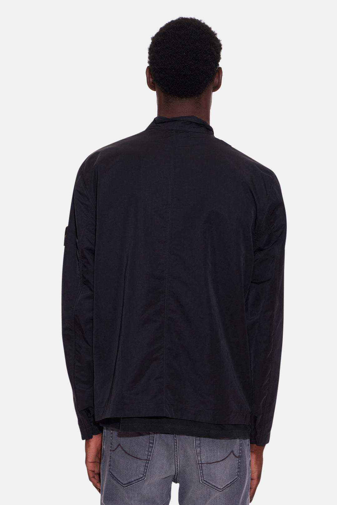 Hyper Dense Nylon Raso Blouson Black