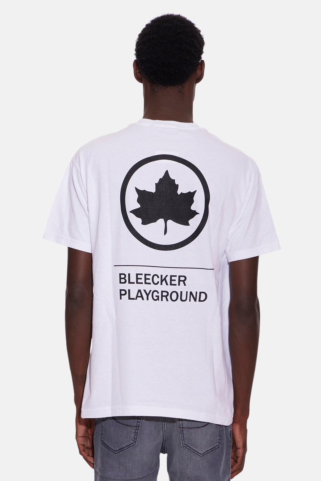 Leaf Bleecker Playground Tee White