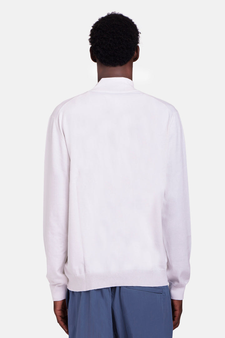 Reade Half Zip White