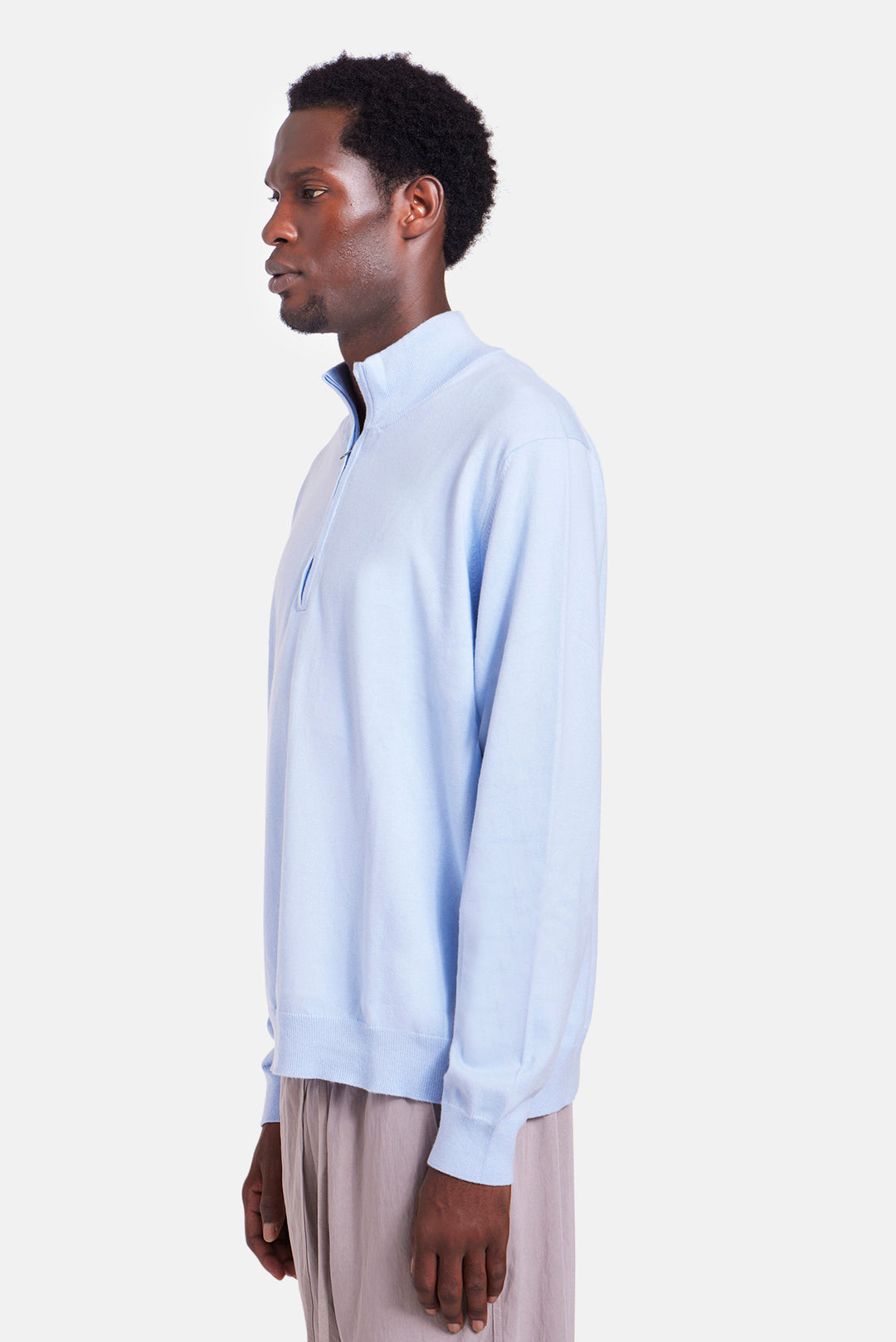 Reade Half Zip Blue Flax
