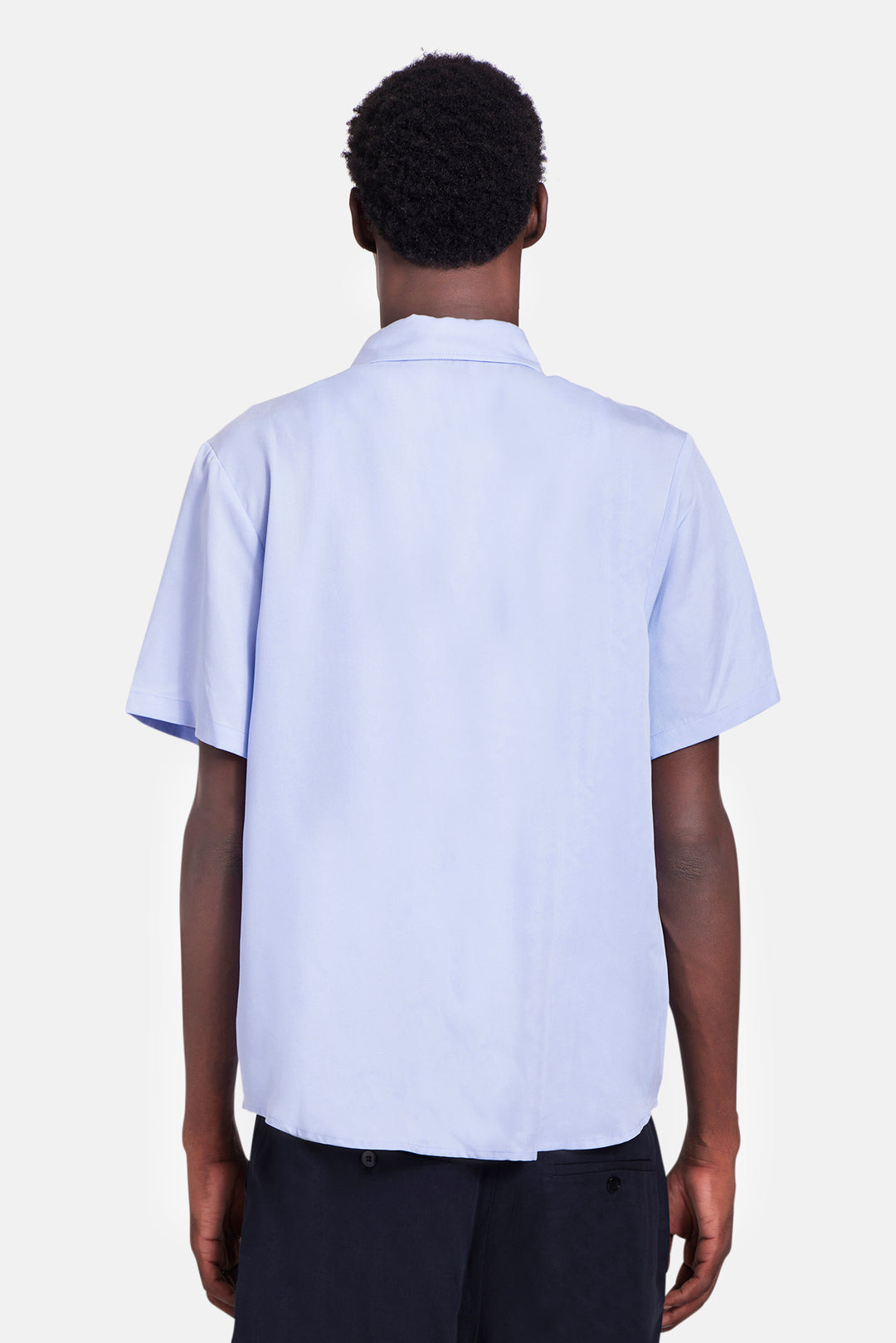 Tencel SS Buttondown Light Blue