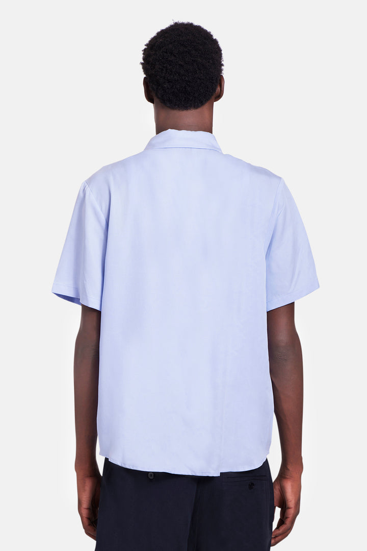 Tencel SS Buttondown Light Blue