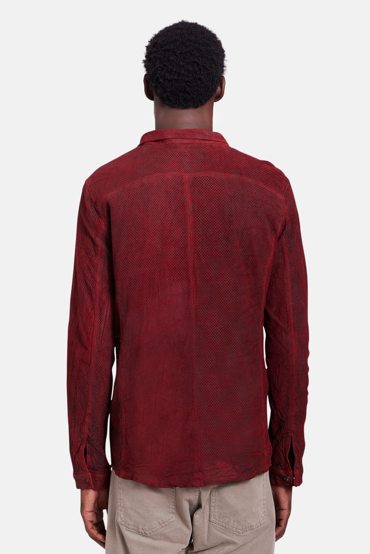 Leather Shirt Paprika
