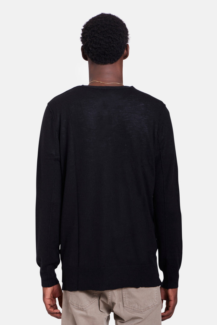 Ville Cash V-Neck Black