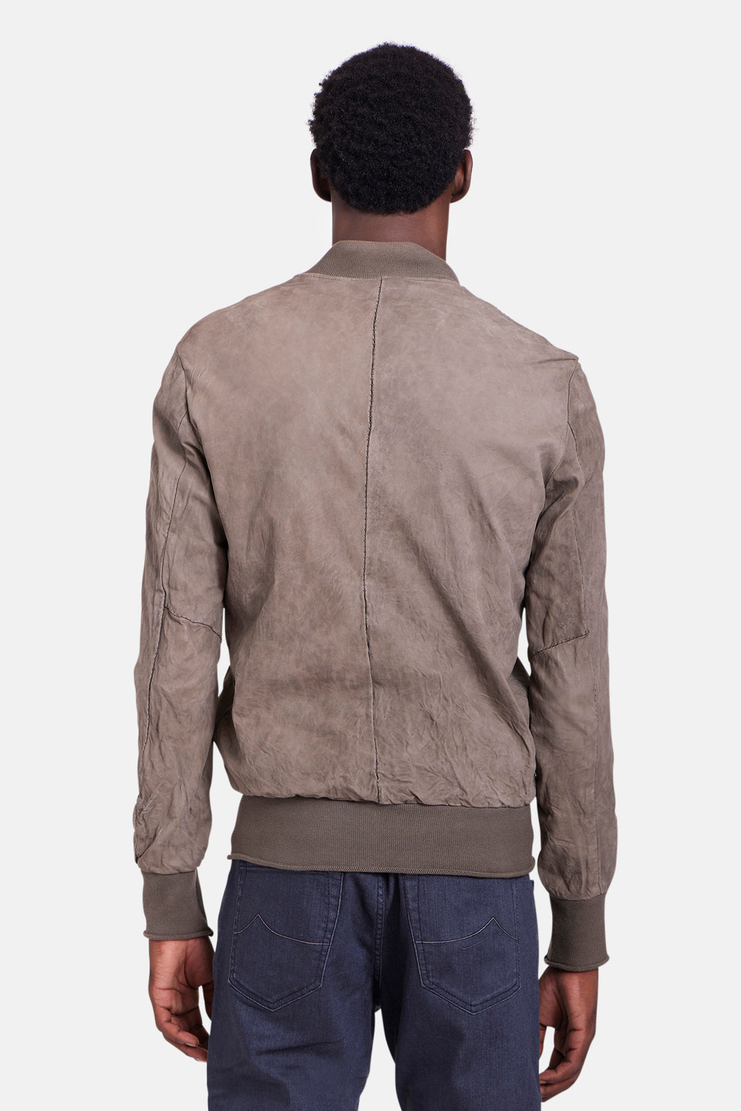 Leather Bomber Aneto
